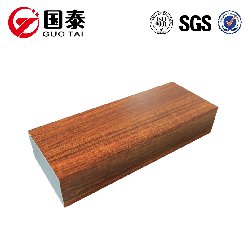 Wood grain transfer aluminum alloy profile